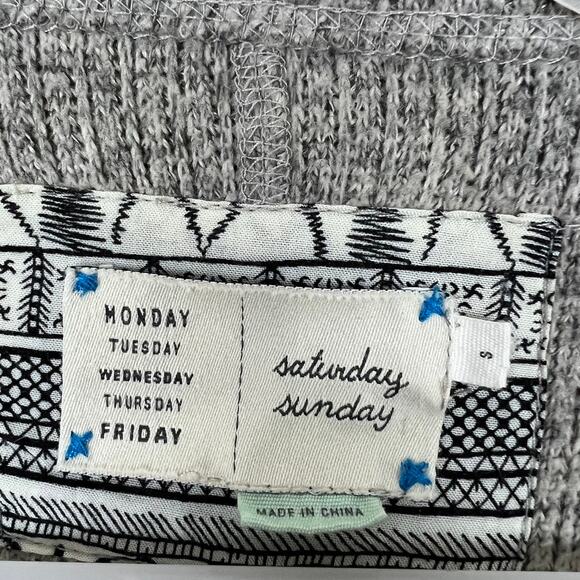 Anthropologie Saturday Sunday Whimbrel Cape Poncho Size Small - Picture 9 of 11